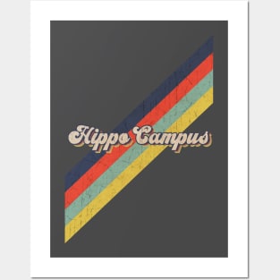 retro vintage color Hippo Campus Posters and Art